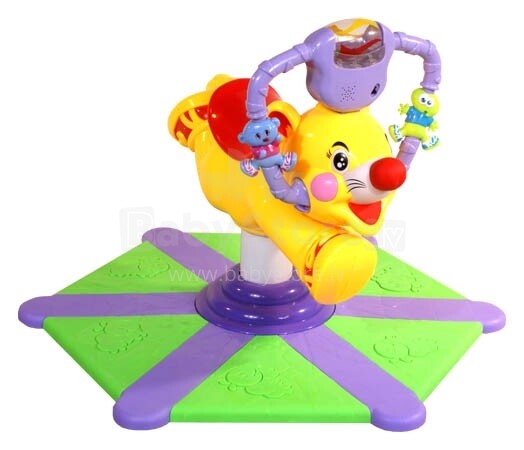 Arti Electric Rotating Animal 667-49 ML Teddy Bear yellow Bērnu karuselis-šūpoles Lāčuks Tedijs
