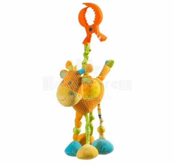 BabyOno 1331 Велюровая,подвесная игрушка с вибрацией Жираф