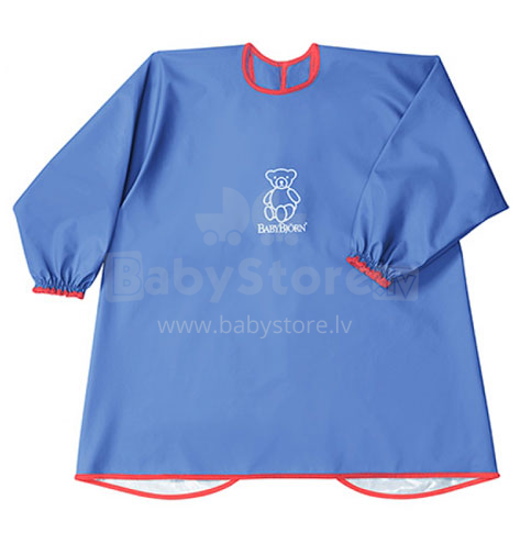 Babybjorn Eat & play Blue Mягкая и практичная рубашка 