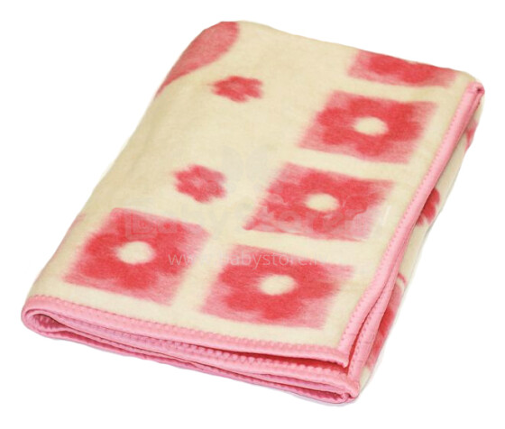 Детское одеяло - плед из натуральной шерсти 140x100 (разного цвета)