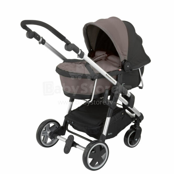 Kiddy '15 Click'n Move 3 Carry Cot Col. Walnut Люлька