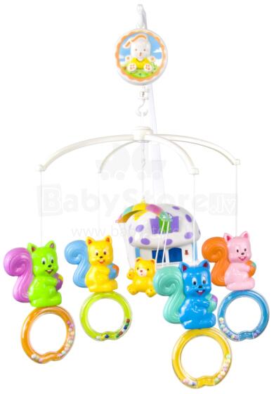 SunBaby B10.011.1.1 Музыкальная подвеска с лампой Белочки