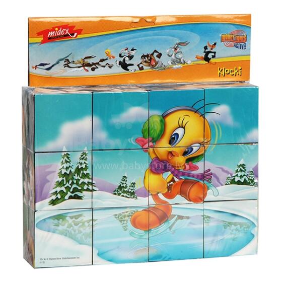 Midex Looney Tunes MDLTK01B Learning cubes