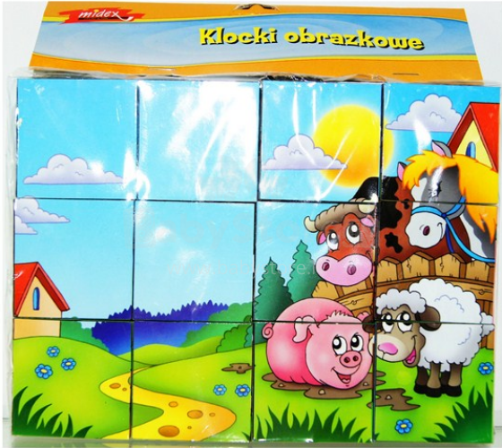 Midex B619018 Learning cubes