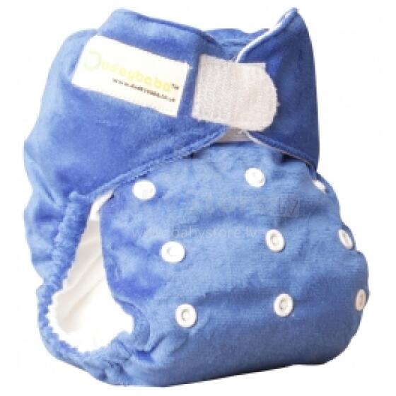 DudeyBaba Minky Bamboo autiņbiksītes daudzkārt lietojamās  Blue