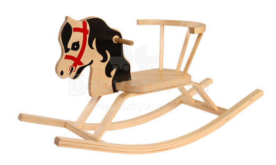 TROJA LF Ojārs Детская классическая деревянная лошадка качалка Ояр