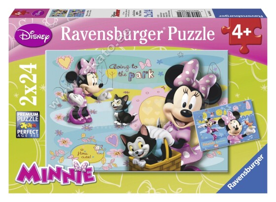 Ravensburger Puzzle 088621V Minnie Mouse Puzles 2x24gb.