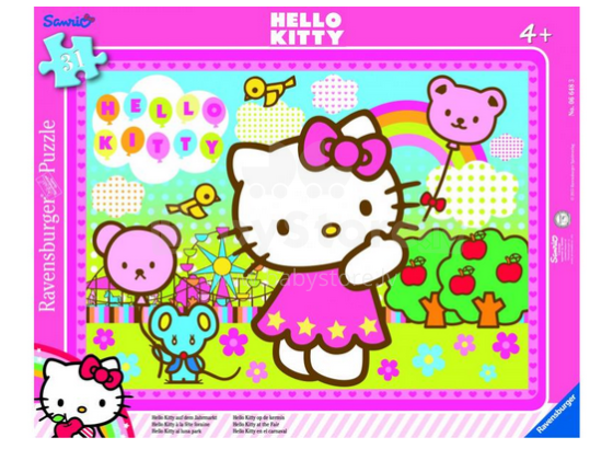 „Ravensburger Puzzle“ 066483V „Hello Kitty“ dėlionės 31 vnt.