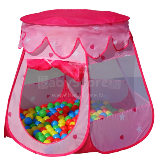 TLC Kinderzelt Art.56935780  Bērnu rotaļu telts ar 100 bumbiņām