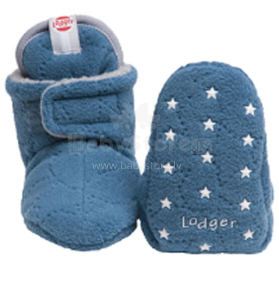 Lodger'14 Slipper Fleece Stone SL 552  Мягкие флисовые пинетки 3-6 месяцев