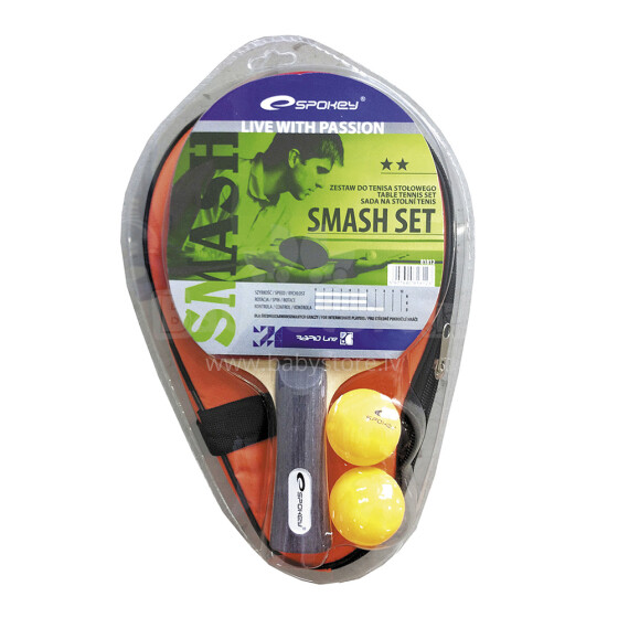 „Spokey Smash“ rinkinys. 81812 Stalo teniso rinkinys