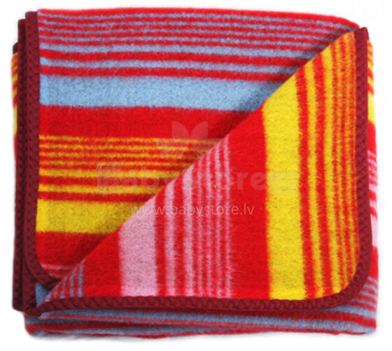 Детское шерстяное одеяло жаккард Art.1795 New Zeland Wool 100х140см