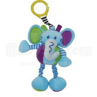 Lorelli Toys Art.10191061 Mīksta rotaļlieta zilonis ar vibrāciju