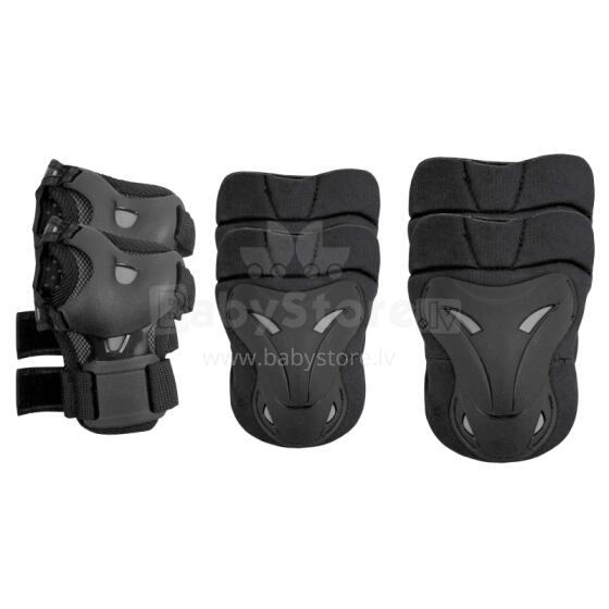 Spokey Brawl 89506 Elkoņu un ceļu aizsargu komplekts bērniem (M)