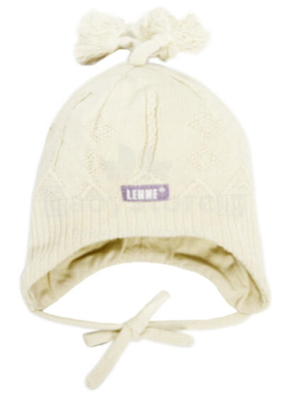 LENNE'14 - Sweety 14240-505 Knitted cap Mazuļu adīta kovilnas cepure sasienamā (izm.40-48)