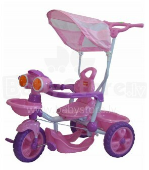 Baby Land TS6021  детский трехколесный велосипед с навесом