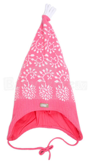 Lenne '14 Lilith Art.14244  Knitted cap Вязанная детская хлопковая шапка для девочек на завязочках, цвет 173 (46-52cm)