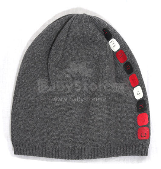 LENNE '14 - Denver art.14280 (52-56 cm) Knitted cap Mazuļu adīta kovilnas cepure sasienamā, krāsa 390