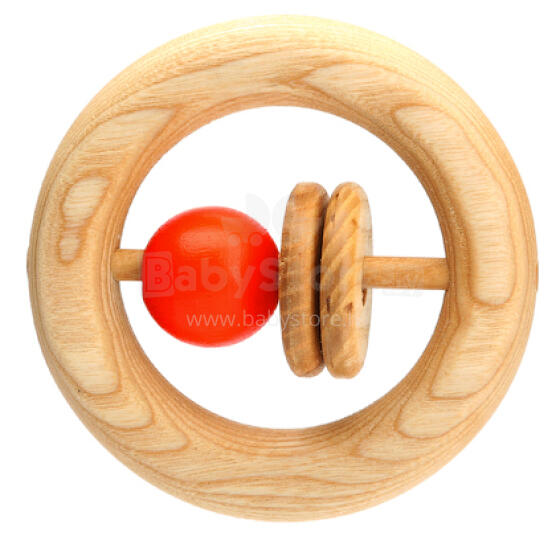 Eco Toys Art.50016 Attīstības ozola koka grabulītīs pašiem mazākajiem