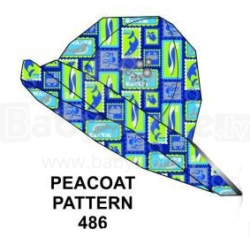 Huppa - 14' Hayley art. 8830BS00 Шляпа-дождевик (47-57cm), peacoat pattern