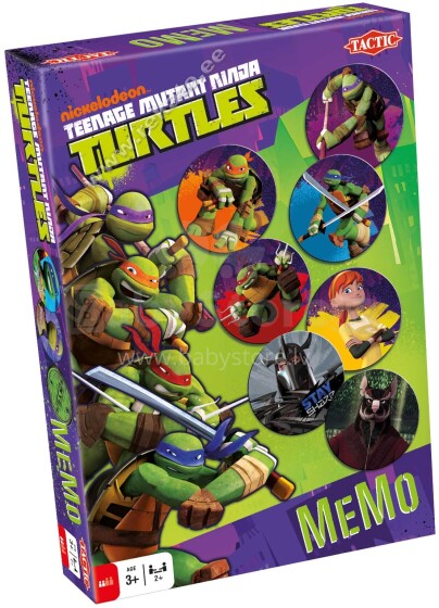 „Tactic 41226T“ žaidimas „Memo Turtles“