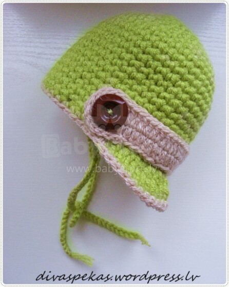 Divas Pekas Handmade Вязанная  Детская шапочка для новорожденных Наездник