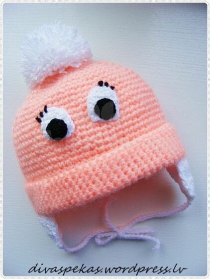Divas Pekas Handmade Вязанная  Детская шапочка для новорожденных 