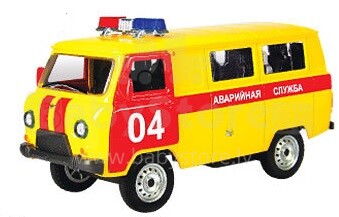 Autotime collection 30070W Детская коллекционная металлическая  машинка UAZ 39625,масштаб 1:43 Аварийная служба 04