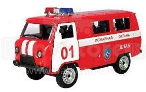 Autotime collection 30067W Детская коллекционная металлическая  машинка UAZ 39625,масштаб 1:43 пожарная охрана