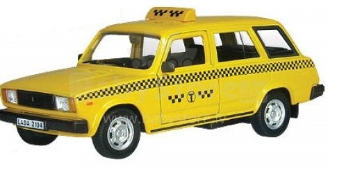 Autotime collection 32681W Bērnu mašina, LADA 2104 , mērogs 1:34,Taksi
