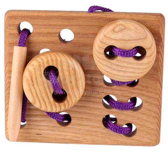 Eco Toys Art.70005 Bērnu veramā rotaļlieta Podziņas