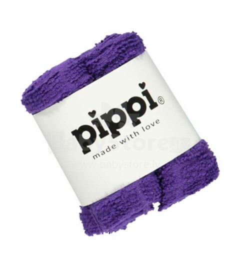 Pippi 100% Natural Facecloth wipes 3396 Dabīga pleca multifukcionāla salvete 4 gb. (S)
