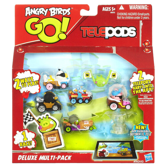 Hasbro A6031 Angry Birds Go Deluxe Набор машинок  Делюкс