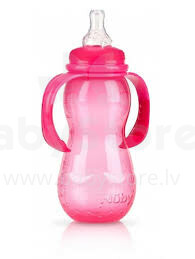 Nuby Art. 1093 Pink Полипропиленовая бутылочка со стандартным горлом 320 мл