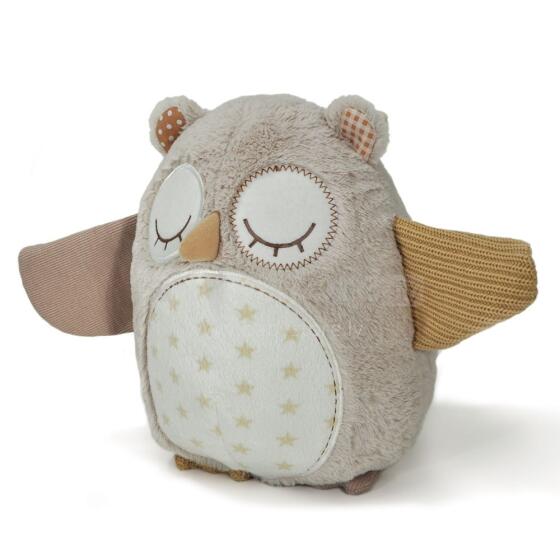 Cloud B Art. 8524-OW Nighty Night Owl - Smart Sensor™ Mīksta mūzikāla rotaļlieta miedziņam