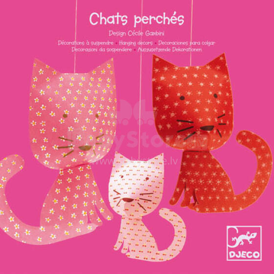 Djeco DD04955 hang outs Perched Cats