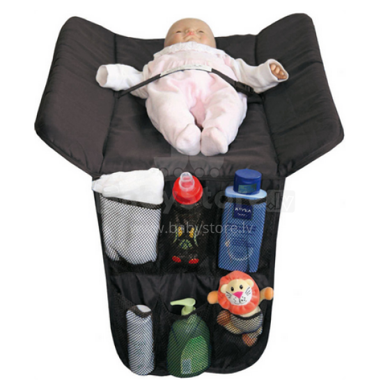 Fillikid Travel changing mat 4010-07 Black Мобильный пеленальный столик для путешествий