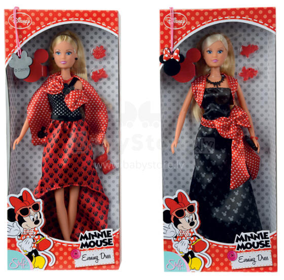 Simba  Minnie Mouse Steffi Art.105745874 Кукла в вечернем платье 2уп.