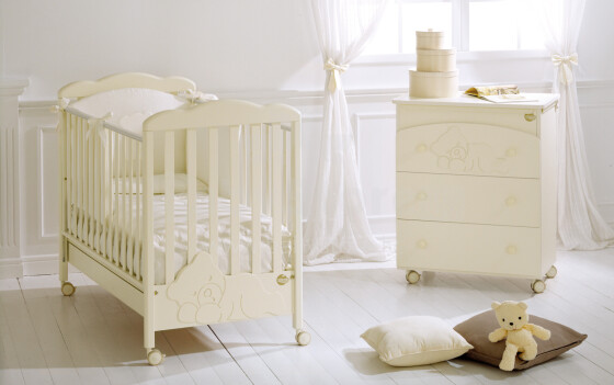 Baby Expert Coccolo Set Cream Комплект Кровать + Комод