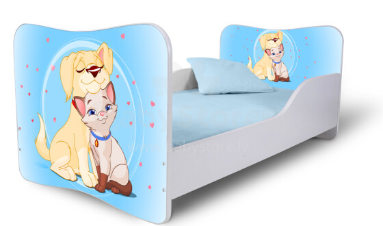 Stilinga „Nobi Love“ vaikų lova su čiužiniu 144x74 cm