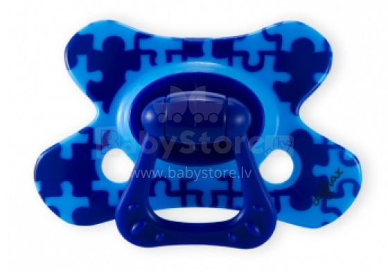 Difrax Art.800 Soother Dental+ring Ortodentiskais knupis 6+ ar gredzenu