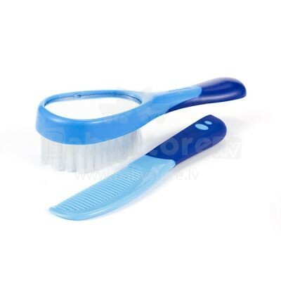Difrax Art.8012 Blue Мягкая Щётка для волос +расчёска