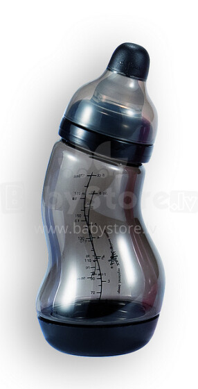 Difrax бутылочка в форме S 170 ml black Art.705