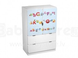 AMI  Alphabets  Детский  стильный  шкаф 125 x 80 x 45 см