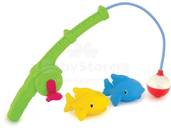 Munchkin Art. 011684 Gone Fishing Bath Toys Set Удочка и 2 рыбки