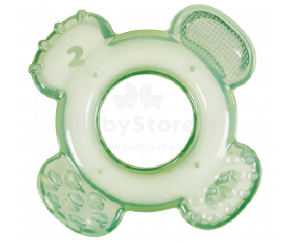 Munchkin 11480 Midlle Teeth Teether Stage 2 - kožamā rotaļlieta vidējiem zobiem green
