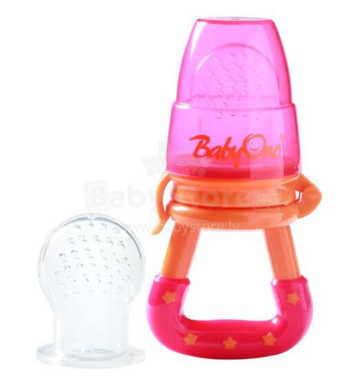 BabyOno Art. 1047 Orange Svaiga ēdiena barotājs