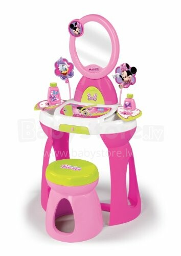 Smoby Minnie Mouse SM-24146 makiažo stalas mergaitėms (Grožio salonas)