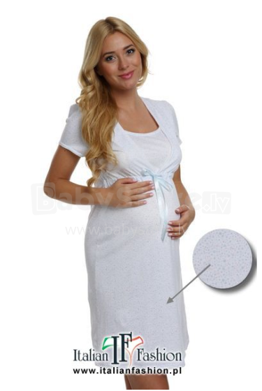 Italian fashion Impuls - Ночная рубашка для беременных/кормящих с коротким рукавом