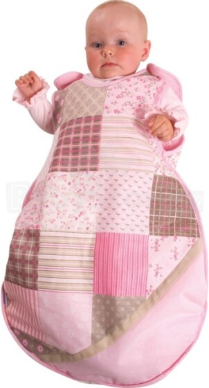 Baby Matex Patchwork Pink спальный мешок без рукавов  70 см